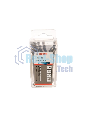 Сверло по металлу HSS-G 4.9мм Standard (10шт)