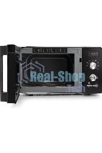 Микроволновая печь Gorenje MO20A3BH черный, 20 л, 800 Вт, переключатели - поворотный механизм/кнопки