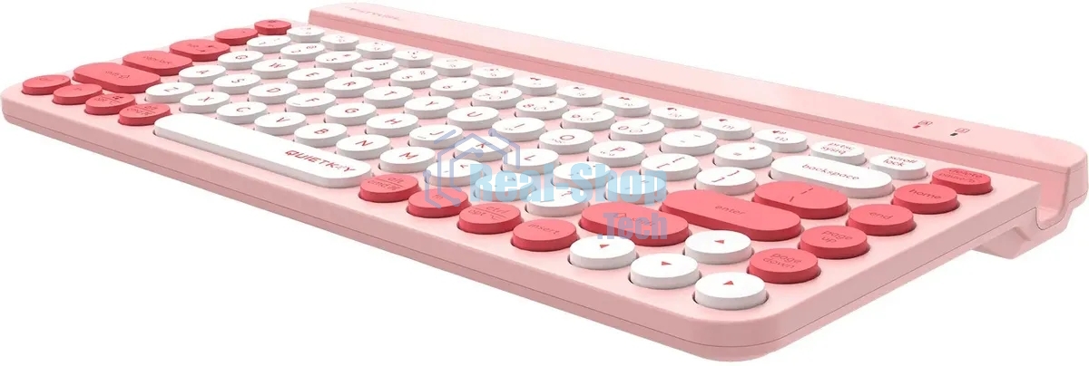 Клавиатура беспроводная A4Tech Fstyler FBK30 розовый USB BT/Radio slim Multimedia (FBK30 RASPBERRY)