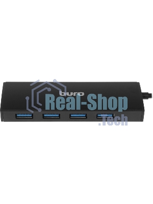 USB-концентратор Buro BU-HUB4-0.5-U3.0, USB 3.0, USB 4 порта, USB