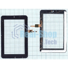 Сенсорное стекло (тачскрин) AD-C-700291-CC(LOCA)-RG, черное