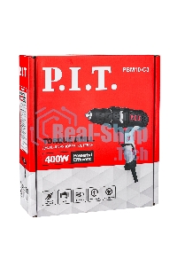 Дрель-шуруповерт P.I.T. PBM10-C3 400Вт патрон:быстрозажимной