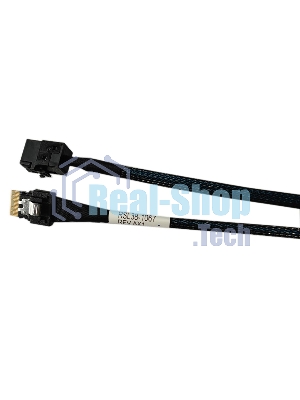 Кабель Amphenol RSL38-1067 Slimline SASx4 (SFF8654) -to- HD MiniSAS x4 (SFF8643) 100 см