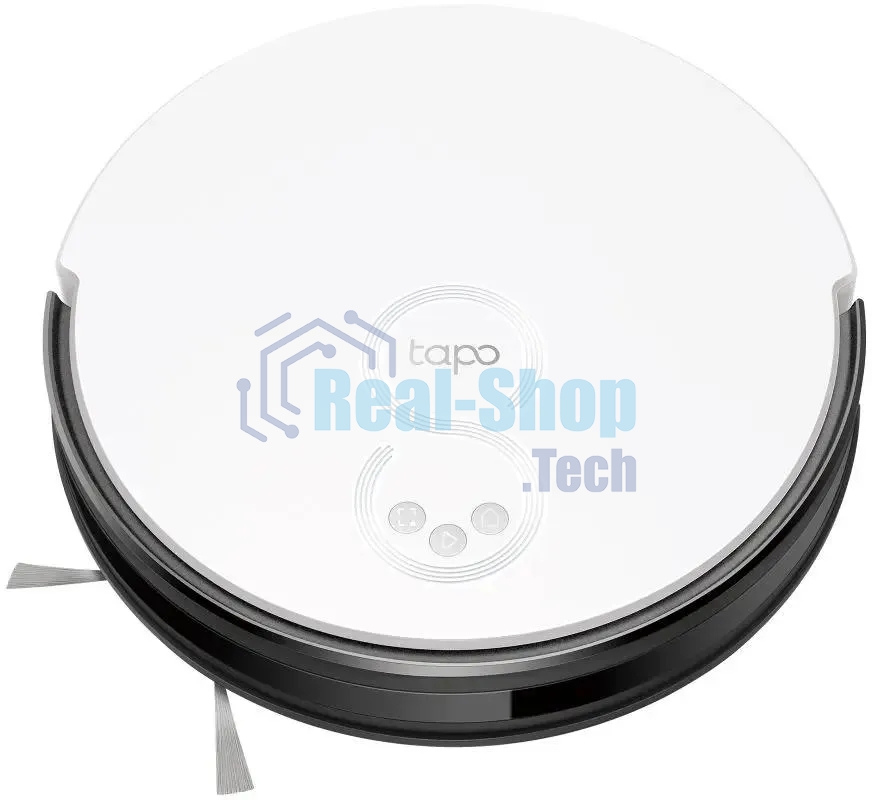Робот-пылесос TP-Link Tapo RV10 белый/черный, 25 Вт, 2600 мАч Li-Ion, уборка влажная/сухая, пылесборник контейнер 0.4 л