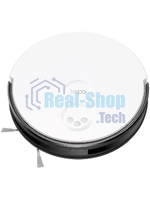 Робот-пылесос TP-Link Tapo RV10 белый/черный, 25 Вт, 2600 мАч Li-Ion, уборка влажная/сухая, пылесборник контейнер 0.4 л