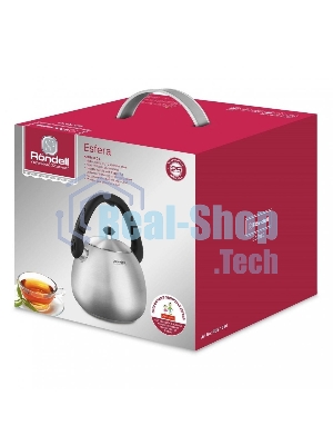 Чайник металлический Rondell Esfera RDS-1656, 3л, стальной