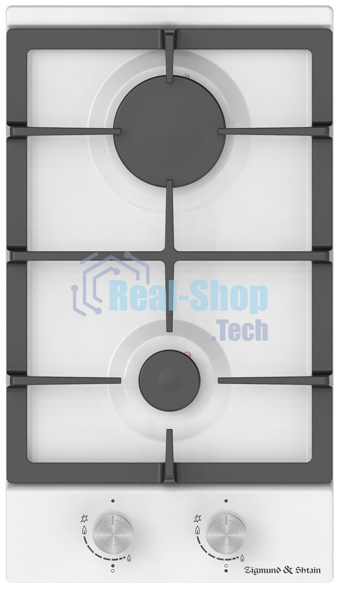 Газовая варочная панель Zigmund & Shtain G 14.3 W независимая, белый
