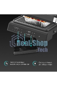 Гриль электрический Zigmund & Shtain ZEG-933 черный, 2000 Вт