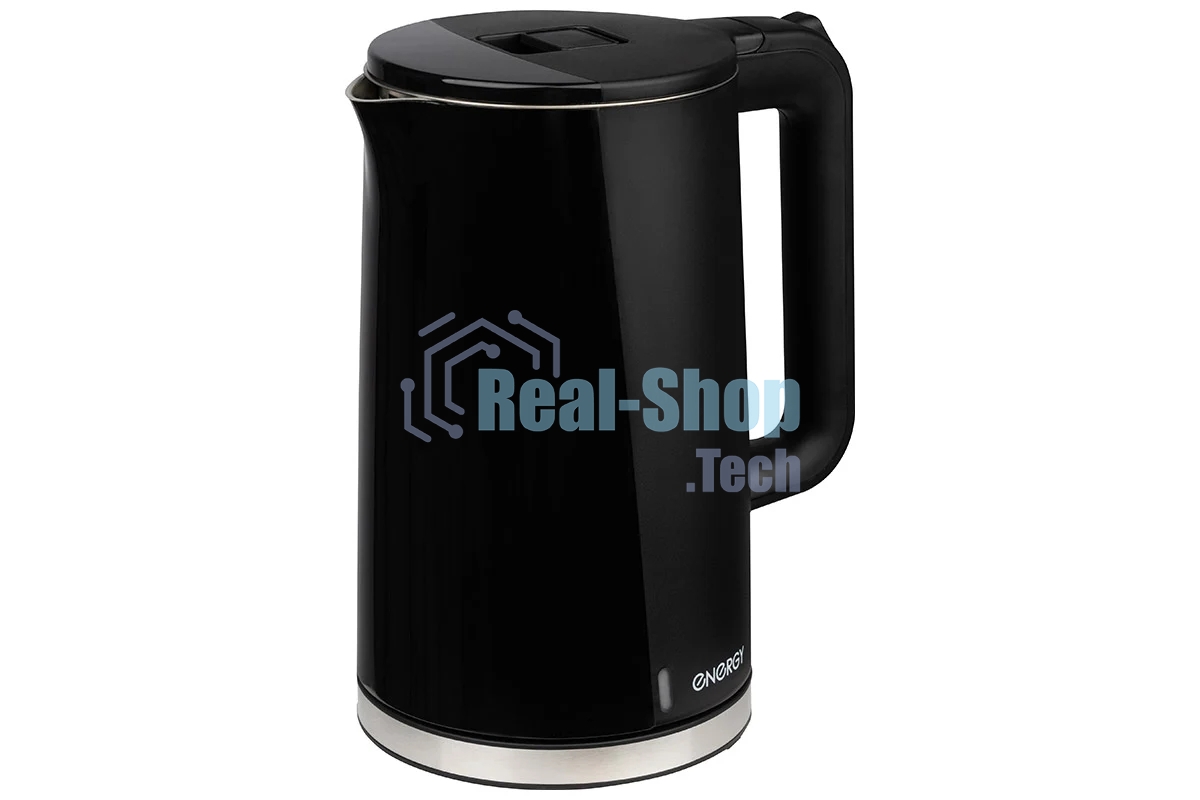Чайник электрический Energy E-208 1,7 л,черный, двойной корпус