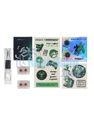 Клавиатура Raskat KM005 проводная, USB Type-A, чёрный/серый