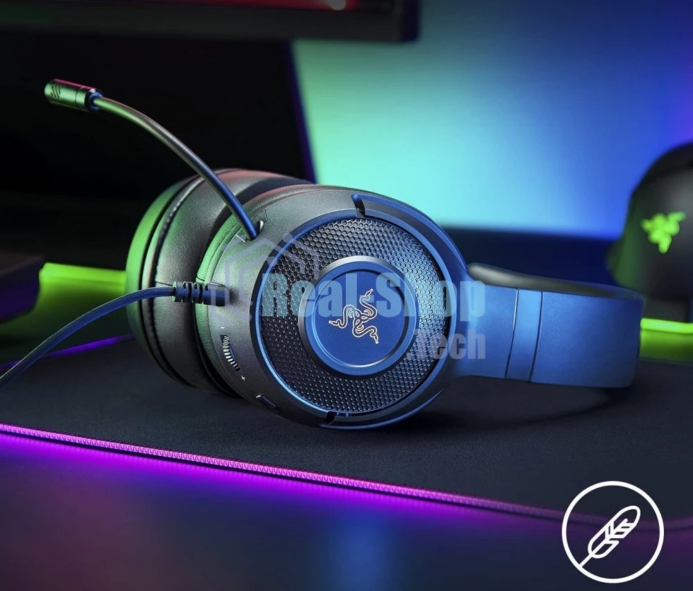 Гарнитура Razer Kraken V3 X чёрный, проводная, USB