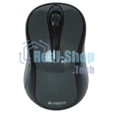 Мышь беспроводная A4Tech G3-280A серый/черный, 1200 dpi, радиоканал, USB, кнопки - 3