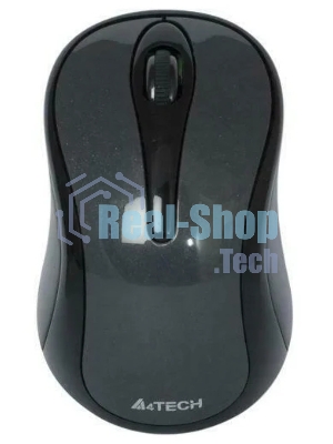 Мышь беспроводная A4Tech G3-280A серый/черный, 1200 dpi, радиоканал, USB, кнопки - 3