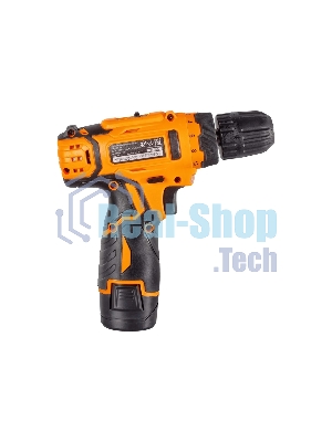 Дрель-шуруповерт Вихрь ДА-12Л-2КА, 12 В, 1,5 Ач, 25 Нм, щеточный