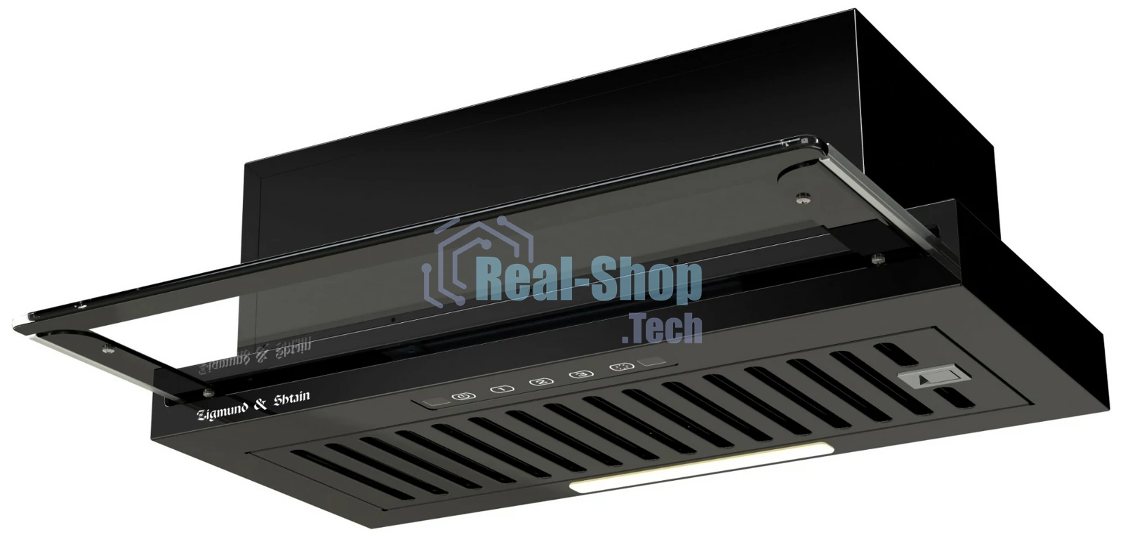 Вытяжка встраиваемая Zigmund & Shtain K 015.6 B черный, 60 см, 750 куб. м/ч, 52 дБ