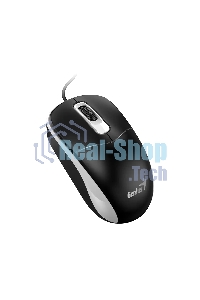 Мышь проводная Genius DX-111 черно-серый, 1200 dpi, USB, кнопки - 3