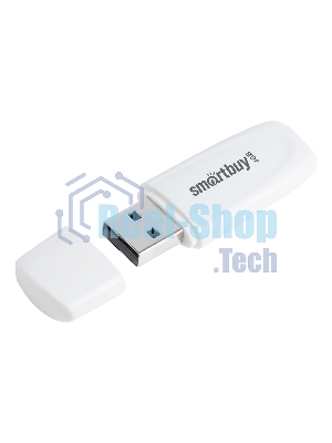 Флешка USB Smartbuy Scout White (SB004Gb2SCW), 4Gb, USB 2.0, R/W 12/5, белый