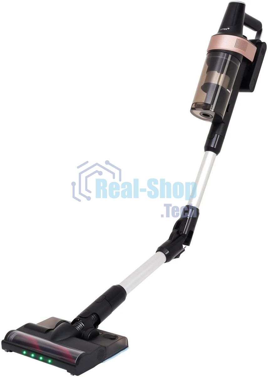 Пылесос Vitek VT-CLS01AQUA 450Вт черный/медный