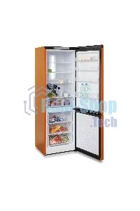 Холодильник Бирюса Б-T960NF оранжевый двухкамерный 240/100 л морозилка снизу, No Frost