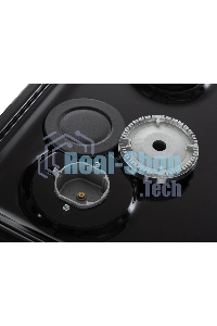 Плита газовая De Luxe 5040.48Г (Щ)-011 черный, конфорок 4 шт, духовка 46 л, 50 см x 85 см x 50 см