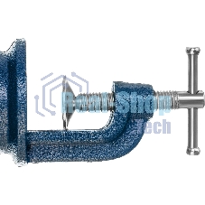 Тиски Сибртех слесарные настольные поворотные ширина рабочихгубок 65мм наковальня
