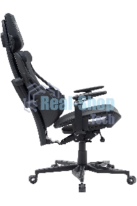 Кресло компьютерное Cactus CS-CHR-DUO-BBK черный, кожзам