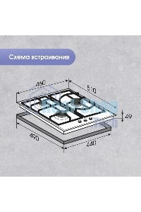 Газовая варочная панель Zigmund & Shtain G 14.4 B независимая, черный