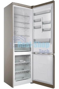 Холодильник Hotpoint HT 6200 BZ бронзовый двухкамерный 240/83л морозилка снизу, No Frost