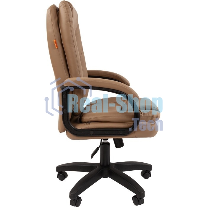 Кресло офисное Chairman 668 LT NEW экопремиум, бежевый, черный пластик