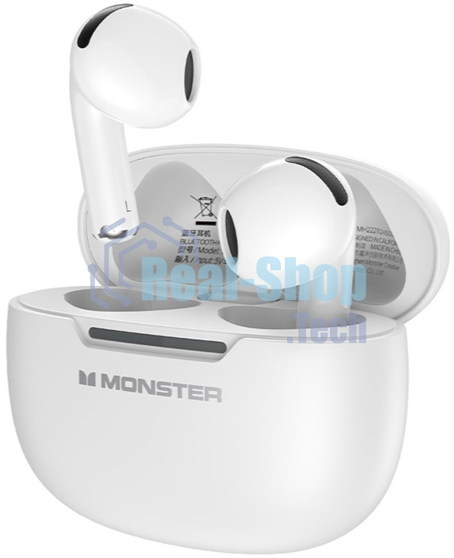 Наушники беспроводные MONSTER N-Lite 208 (MH22211) белые