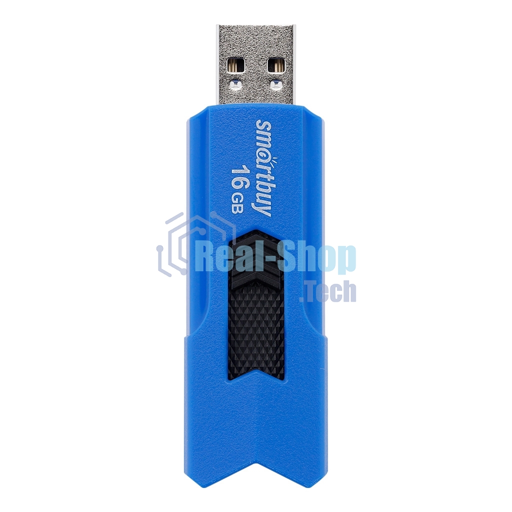 Флешка USB Smartbuy R/W 16Gb USB USB 2.0 STREAM Blue (SB16GbST-B)