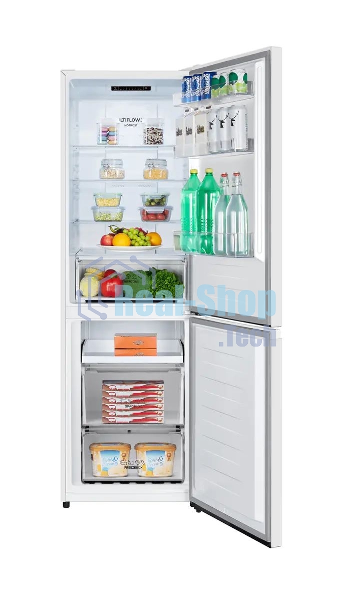 Холодильник Gorenje NRK61814W4 белый двухкамерный 207/93л морозилка снизу, No Frost