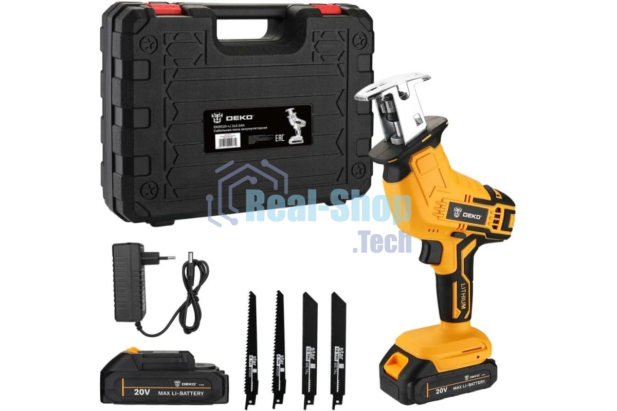 Сабельная пила Deko DKRS20-Li аккум. 2600ход/мин (063-4311)