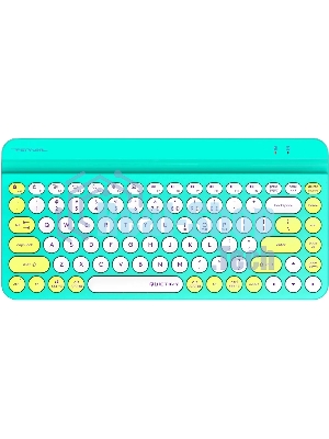 Клавиатура беспроводная A4Tech Fstyler FBK30, USB, Bluetooth/Радиоканал, зеленый