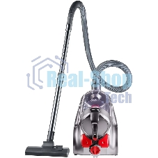 Пылесос Hyundai HYV-C4500 темно-серый, 380/2400 Вт, уборка сухая, пылесборник контейнер 3.5 л