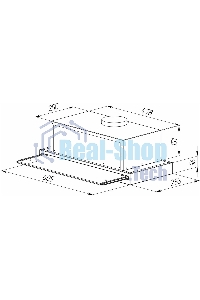 Вытяжка встраиваемая Zigmund & Shtain K 015.6 B черный, 60 см, 750 куб. м/ч, 52 дБ