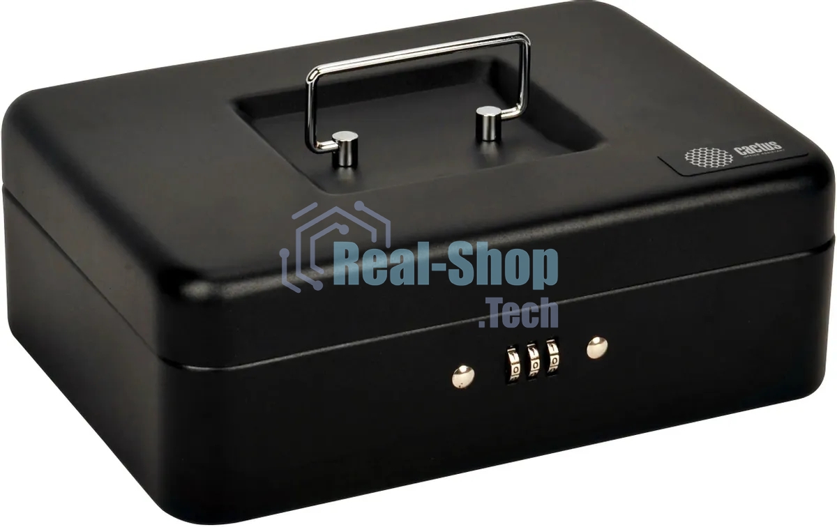 Ящик для денег без номинала Cactus CS-DCB-003 90x250x180 графитовый