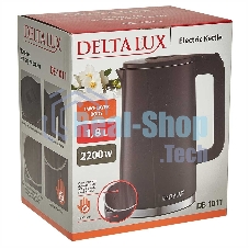 Чайник электрический Delta Lux DE-1011 черный