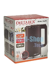 Чайник электрический Delta Lux DE-1011 черный