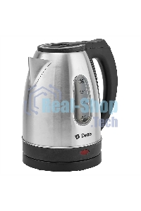 Чайник электрический DELTA DL-1114 нерж. с серым