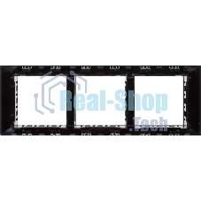 Рамка-суппорт 6мод. Avanti для In-liner Front черный ДКС 4402916