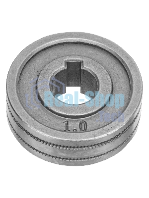 Подающий ролик Denzel зубчатый профиль под флюсовую проволоку 0,8-1мм, 2 шт