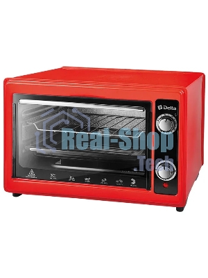Мини-печь Delta D-0122 красная