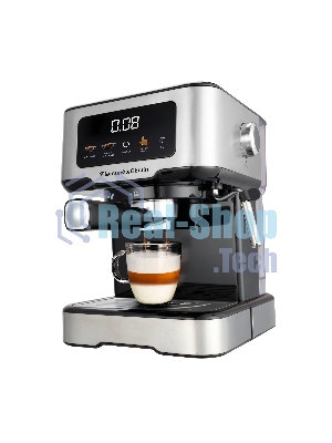 Кофеварка рожковая Zigmund & Shtain ZCM-883 стальной, исп. кофе - молотый, 1.5 л, 1200 Вт, 15 бар