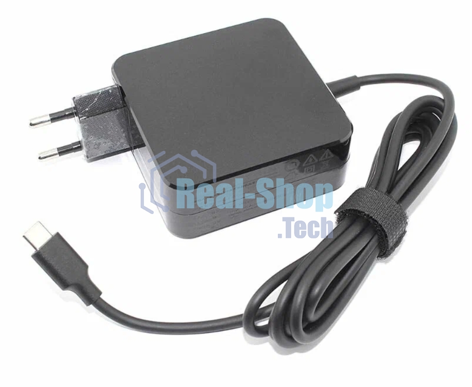 Блок питания (сетевой адаптер) Amperin 5V 3A - 20V 4,5A 90W Type-C, квадратный корпус