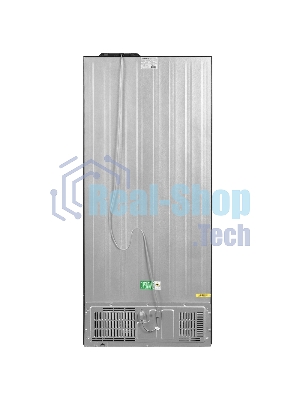 Холодильник Maunfeld MFF183NFSBE черная нержавеющая сталь трехкамерный инвертор 405л морозилка снизу