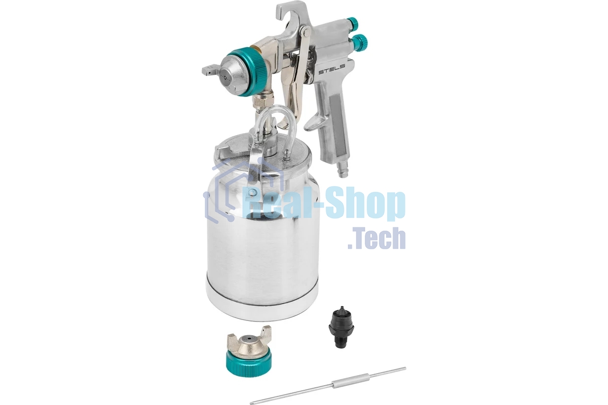 Краскораспылитель STELS -AS 702 НP профессиональный, всасывающего типа, сопло 1,8 мм и 2,0 мм Stels 57364