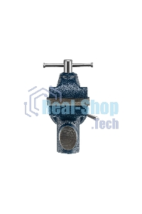 Тиски Сибртех слесарные настольные поворотные ширина рабочихгубок 65мм наковальня