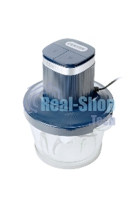 Чоппер Centek CT-1397 (синий) 600Вт 2 скорости, стеклянная чаша 2 л, 4 лезвия, резиновое основание