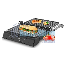 Гриль электрический Zigmund & Shtain ZEG-933 черный, 2000 Вт